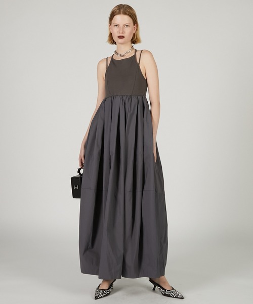 PRANK PROJECT（プランクプロジェクト）の「カップインキャミドレス / Cup in Cami Dress（ワンピース・レディース・ブラック/グレー/レッド・36/38）」の2枚目の写真