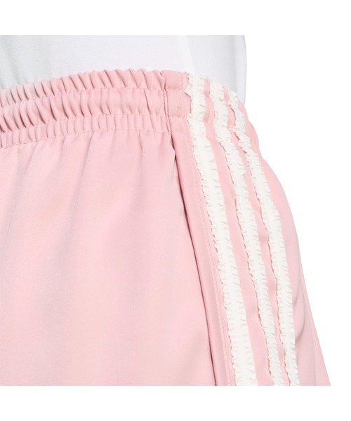 adidas RUFFLE SHORTS / アディダス サテン ショーツ ラッフル