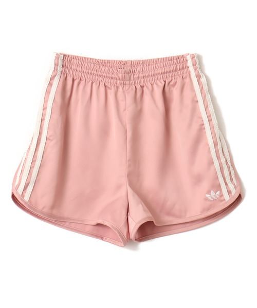 [ADIDAS] ショートパンツ サテン ラッフル 3S (3color) adidas Originals サテン ショーツ ラッフル スリーストライプス