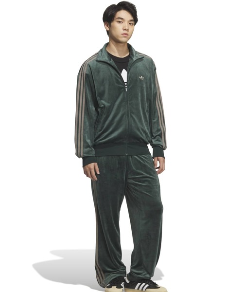 adidas ファイヤーバード ベロア トラックトップ ダークグリーン adidas FIREBIRD VELOUR TRACK TOP / アディダス ファイヤー