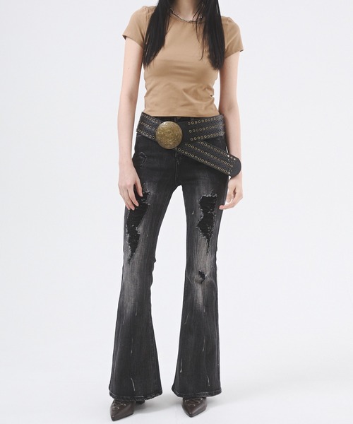 ヴィンテージワイドベルト（ベルト）｜d.i.a.（ダイヤ）のファッション