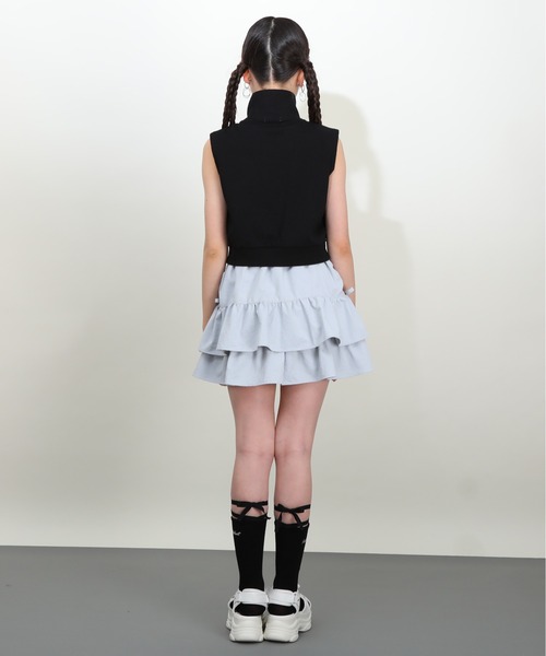 PINKHUNT(ピンクハント)の「PINKHUNT ピンクハント レースアップ ハイソックス 0731(ソックス/靴下・キッズ・ホワイト/ブラック・21-24cm/17-20)」の13枚目の写真