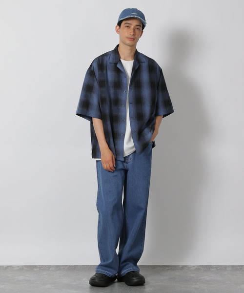 LAKOLE(ラコレ)の「オンブレチェック半袖シャツ / 491919(シャツ/ブラウス・メンズ・ブラック/ブルー/レッド・LARGE/MEDIUM)」の18枚目の写真