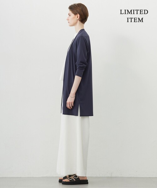 ICB（アイシービー）の「PINION ロングカーディガン（カーディガン/ボレロ・レディース・ブラック系/ライトイエロー系/ターコイズブルー系/ダルブルー系・X-SMALL/SMALL/MEDIUM）」の6枚目の写真