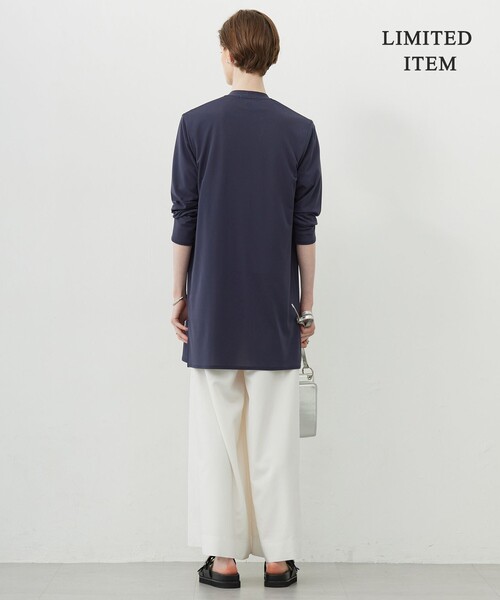ICB（アイシービー）の「PINION ロングカーディガン（カーディガン/ボレロ・レディース・ブラック系/ライトイエロー系/ターコイズブルー系/ダルブルー系・X-SMALL/SMALL/MEDIUM）」の7枚目の写真