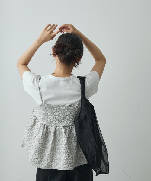 さえら【ヒスクローネ】薄いピンク フリル付きキャミ・ペチコート とても可愛いM さえら【ヒスクローネ】薄いピンク フリル付きキャミ