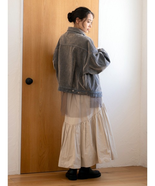 フロッキー起毛デニムジャケット（デニムジャケット）｜Ungrid（アン