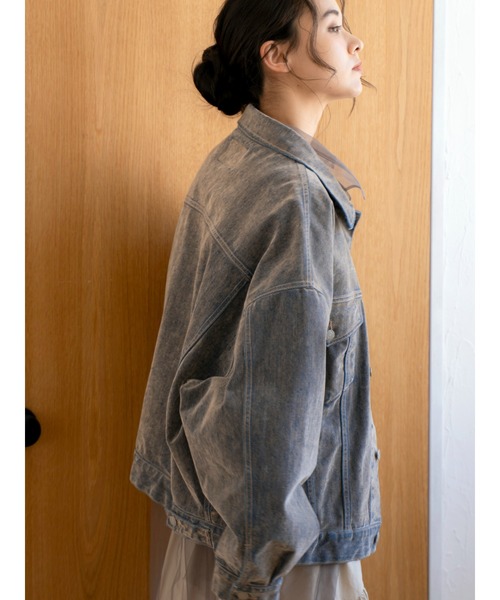 フロッキー起毛デニムジャケット（デニムジャケット）｜Ungrid（アン