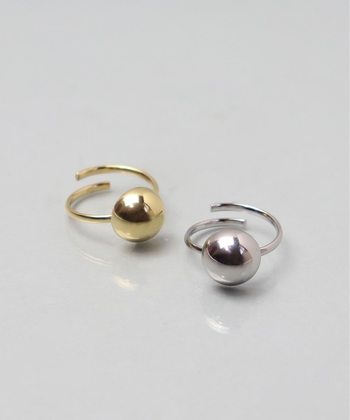 ieLS(イエルズ)の「金属アレルギー対応「ieLS」ステンレス デザインリング フリー(リング・レディース・ゴールド/シルバー・FREE)」の3枚目の写真