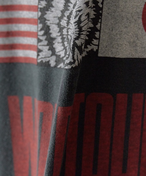 REMI RELIEF（レミレリーフ）の「REMI RELIEF/レミレリーフ HARD SP加工20/-天竺BIGサイズT(WORLD TOUR88) Tシャツ（Tシャツ/カットソー・メンズ・オフホワイト・XL/L）」の2枚目の写真