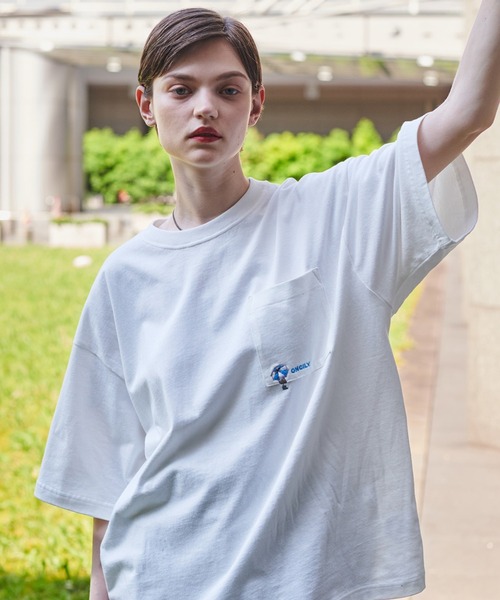 ONCILY(オンシェリー)の「SUMMER POCKET LOGO T-SHIRT / ポケットロゴTシャツ(Tシャツ/カットソー・メンズ・ホワイト系その他/ホワイト系その他2/オフホワイト/ブラック/その他・LARGE/SMALL/MEDIUM)」の7枚目の写真