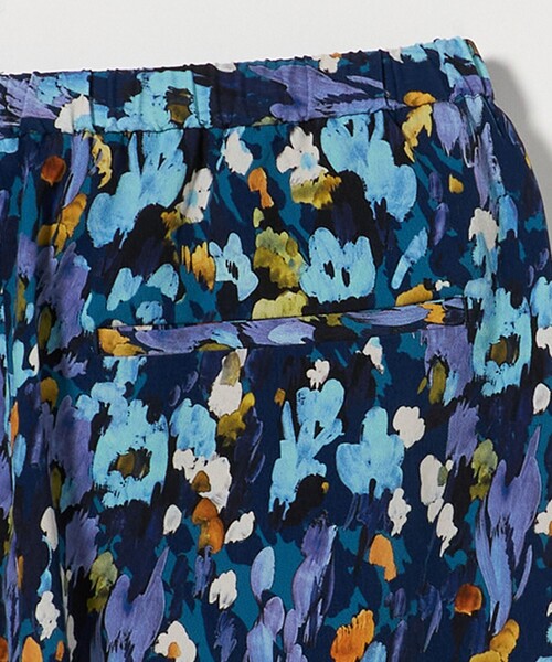 UNITED ARROWS/フラワープ リント イージーパンツ36M花柄 UNITED ARROWS（ユナイテッドアローズ）の「UBC P フラワー