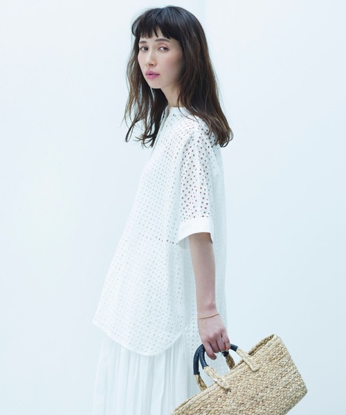 カットワークチュニック ビアズリー BEARDSLEY カットワークチュニック （black