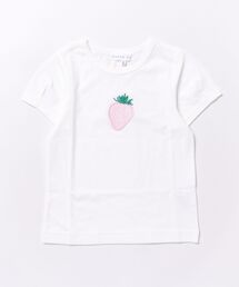 シャーベットカラーアップリケ接触冷感Tシャツ