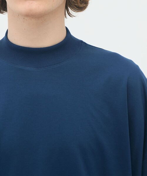 caban（キャバン）の「CABaN コットン ビルドネックTシャツ（Tシャツ/カットソー・メンズ・グリーン/ネイビー/ダークブルー・FREE）」の5枚目の写真