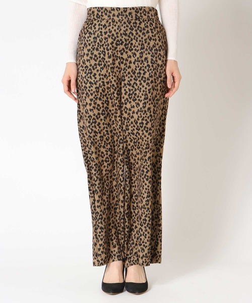 Jines（ジネス）の「レオパード柄ワイドパンツ（その他パンツ・レディース・キャメル/ホワイト・38）」の14枚目の写真