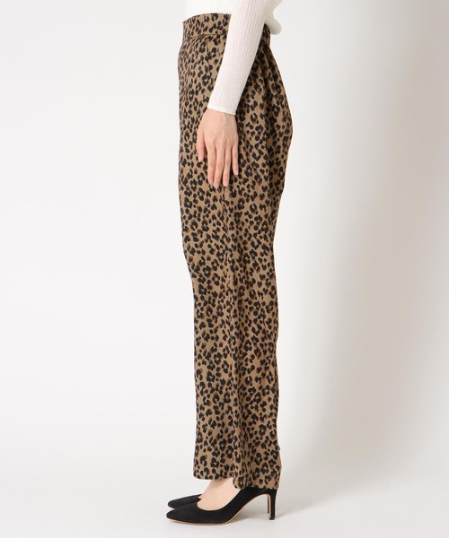 Jines（ジネス）の「レオパード柄ワイドパンツ（その他パンツ・レディース・キャメル/ホワイト・38）」の15枚目の写真