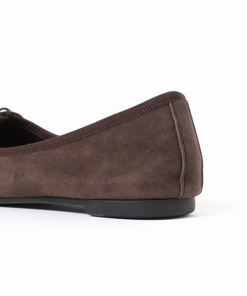 Spick & Span(スピックアンドスパン)の「Spick & Span スエードバレリーナ(バレエシューズ・レディース・ブラウン/レッド・23cm/23.5cm/24cm/24.5cm)」の7枚目の写真