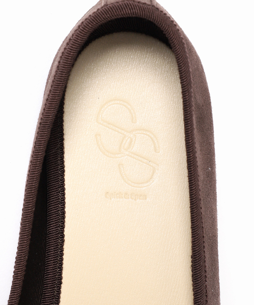 Spick & Span(スピックアンドスパン)の「Spick & Span スエードバレリーナ(バレエシューズ・レディース・ブラウン/レッド・23cm/23.5cm/24cm/24.5cm)」の10枚目の写真