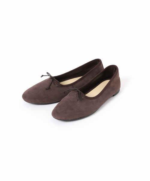 Spick & Span(スピックアンドスパン)の「Spick & Span スエードバレリーナ(バレエシューズ・レディース・ブラウン/レッド・23cm/23.5cm/24cm/24.5cm)」の11枚目の写真