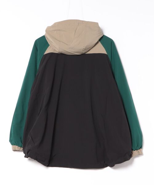 KRIFF MAYER Lady's Collection（クリフメイヤーレディースコレクション）の「【Aライン･ミディアム丈】ゆったりAラインマンパ（マウンテンパーカー・レディース・ブラック/その他5/パープル/ベージュ/カラフル/グリーン・LARGE/MEDIUM）」の7枚目の写真