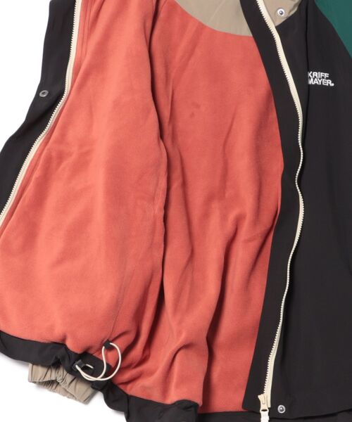 KRIFF MAYER Lady's Collection（クリフメイヤーレディースコレクション）の「【Aライン･ミディアム丈】ゆったりAラインマンパ（マウンテンパーカー・レディース・ブラック/その他5/パープル/ベージュ/カラフル/グリーン・LARGE/MEDIUM）」の8枚目の写真