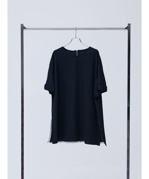 Brown&Street（ブラウンアンドストリート）の「【Daily Luxe】オーバーサイズトップス（Tシャツ/カットソー・レディース・ブラック/ネイビー・FREE）」の16枚目の写真