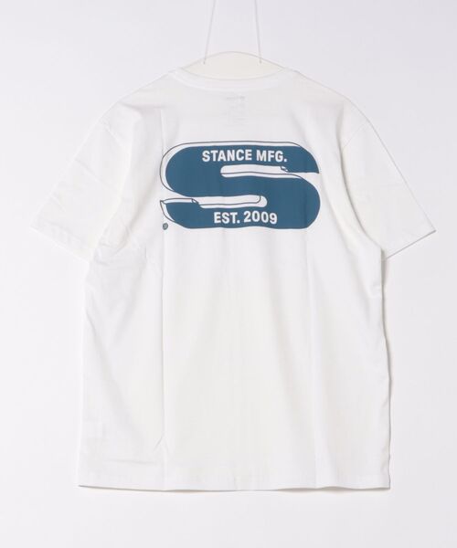 STANCE（スタンス）の「【STANCE/スタンス】バッグプリントTシャツ　GO BIG TEE（Tシャツ/カットソー・メンズ・ホワイト/グリーン・MEDIUM/LARGE/X-LARGE）」の6枚目の写真