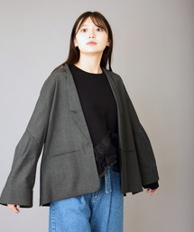 グリッターストライプテイラードジャケット