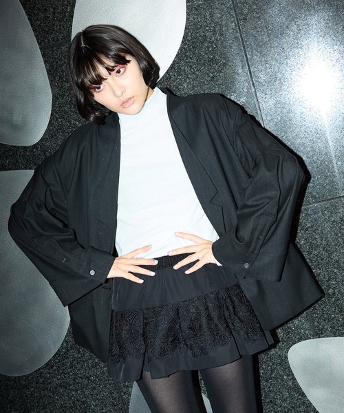 セール】グリッターストライプテイラードジャケット（テーラード