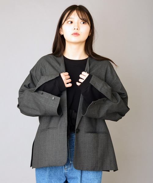 dimmoire Gothic テーラードジャケット（ストライプ） dimmoire Gothic テーラードジャケット（ストライプ） Gothic