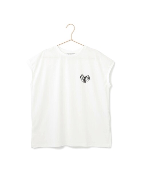 Chocomoo(チョコムー)の「【Chocomoo×ROPE' PICNIC】【接触冷感】アソートフレンチスリーブTシャツ(Tシャツ/カットソー・レディース・ホワイト系その他/ホワイト・38)」の13枚目の写真