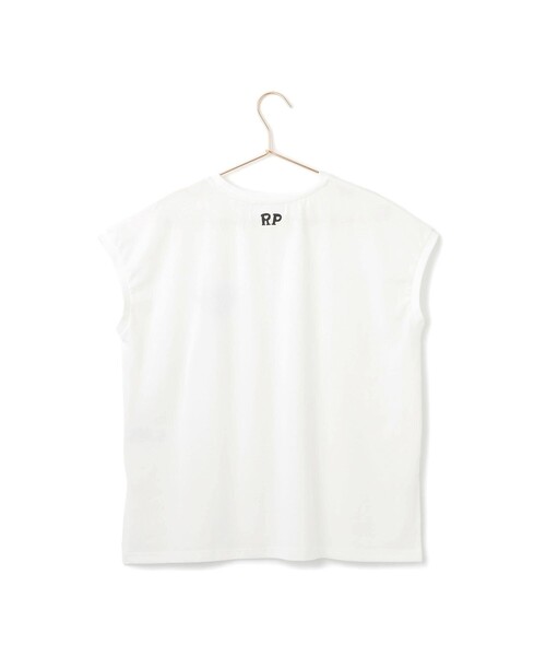 Chocomoo(チョコムー)の「【Chocomoo×ROPE' PICNIC】【接触冷感】アソートフレンチスリーブTシャツ(Tシャツ/カットソー・レディース・ホワイト系その他/ホワイト・38)」の14枚目の写真