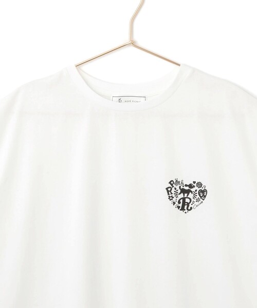 Chocomoo(チョコムー)の「【Chocomoo×ROPE' PICNIC】【接触冷感】アソートフレンチスリーブTシャツ(Tシャツ/カットソー・レディース・ホワイト系その他/ホワイト・38)」の15枚目の写真