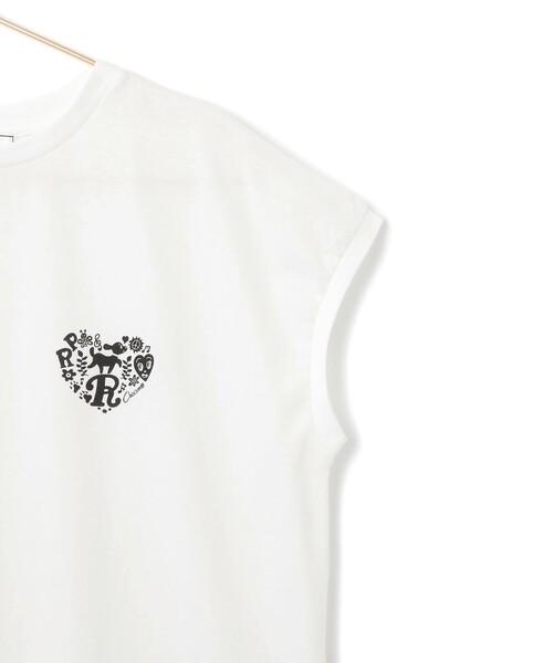 Chocomoo(チョコムー)の「【Chocomoo×ROPE' PICNIC】【接触冷感】アソートフレンチスリーブTシャツ(Tシャツ/カットソー・レディース・ホワイト系その他/ホワイト・38)」の8枚目の写真