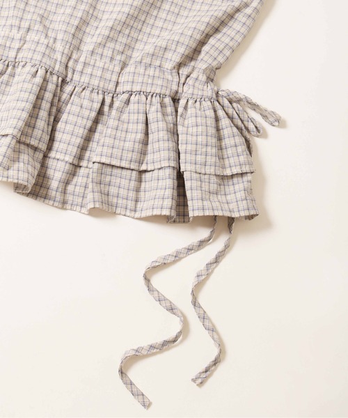 WC（ダブル シー）の「サイドリボンチェックキャミチュニック（その他トップス・レディース・ブラック/ホワイト/ホワイト系その他・FREE）」の20枚目の写真