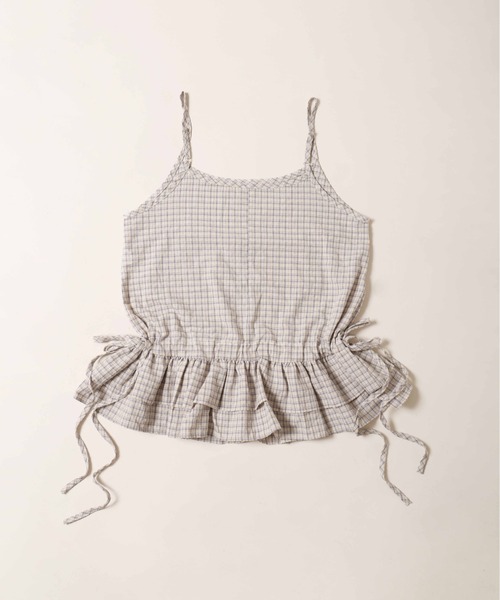 WC（ダブル シー）の「サイドリボンチェックキャミチュニック（その他トップス・レディース・ブラック/ホワイト/ホワイト系その他・FREE）」の21枚目の写真