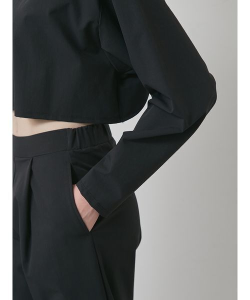 styling/（スタイリング）の「【S/S(エスバイエス)】2WAYトップス＜ウォッシャブル・UV・接触冷感＞（Tシャツ/カットソー・レディース・ベージュ/ブラック・F）」の8枚目の写真