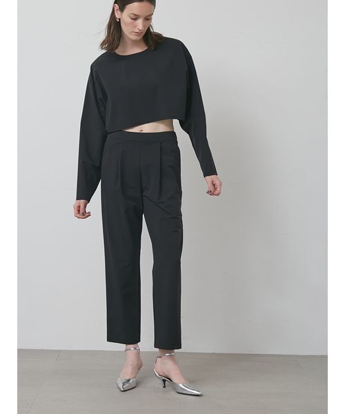 styling/（スタイリング）の「【S/S(エスバイエス)】2WAYトップス＜ウォッシャブル・UV・接触冷感＞（Tシャツ/カットソー・レディース・ベージュ/ブラック・F）」の7枚目の写真