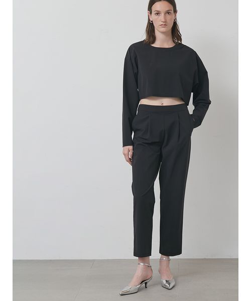 styling/（スタイリング）の「【S/S(エスバイエス)】2WAYトップス＜ウォッシャブル・UV・接触冷感＞（Tシャツ/カットソー・レディース・ベージュ/ブラック・F）」の6枚目の写真