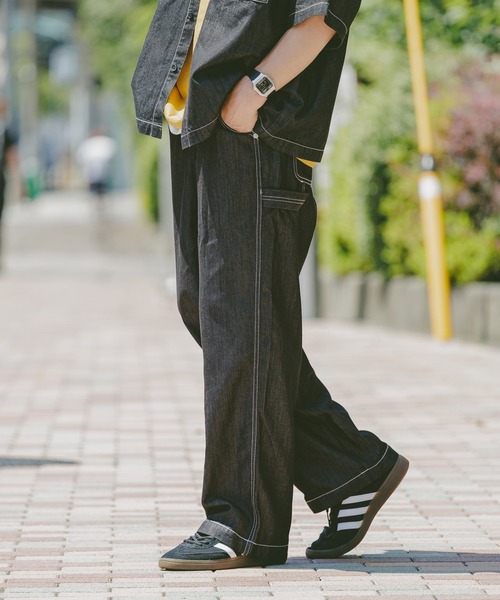 norimidデニムブラック ワイドパンツ norimid ノーリミッド デニム- Black - Mサイズ NORIMID ノーリミッド