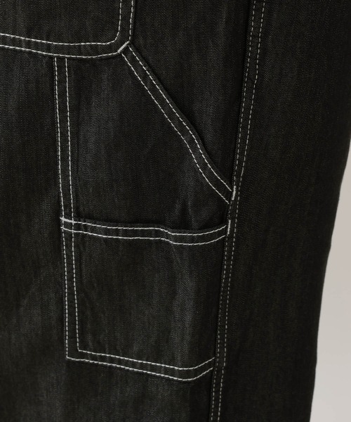 RAGEBLUE(レイジブルー)の「<接触冷感>【BREEZY DENIM/ブリージーデニム】ステッチデニムワイドパンツ【セットアップ対応】(デニムパンツ・メンズ・ブラック/インディゴブルー・LARGE/MEDIUM)」の19枚目の写真