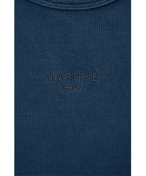 MARITHE + FRANCOIS GIRBAUD（マリテフランソワジルボー）の「W VINTAGE DYEING CROP SLEEVELESS（Tシャツ/カットソー・レディース・クリーム/ブルー系その他/チャコール・フリー）」の7枚目の写真