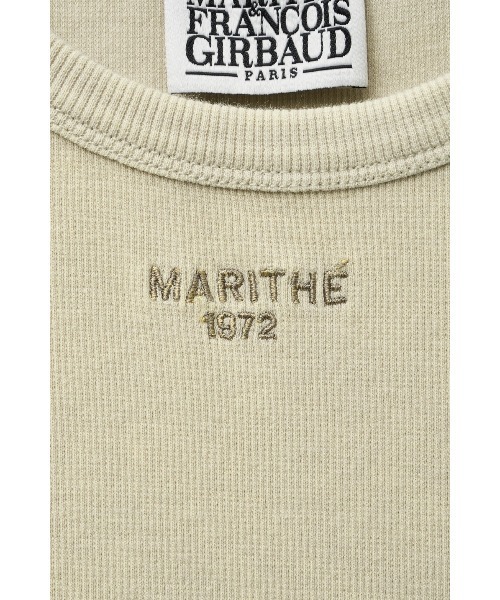 MARITHE + FRANCOIS GIRBAUD（マリテフランソワジルボー）の「W VINTAGE DYEING CROP SLEEVELESS（Tシャツ/カットソー・レディース・クリーム/ブルー系その他/チャコール・フリー）」の11枚目の写真