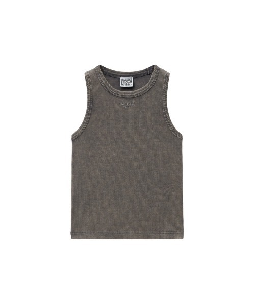 MARITHE + FRANCOIS GIRBAUD（マリテフランソワジルボー）の「W VINTAGE DYEING CROP SLEEVELESS（Tシャツ/カットソー・レディース・クリーム/ブルー系その他/チャコール・フリー）」の12枚目の写真