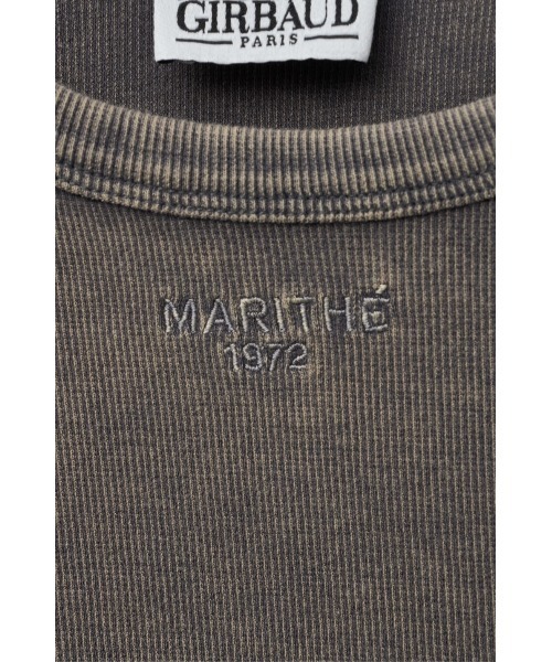 MARITHE + FRANCOIS GIRBAUD（マリテフランソワジルボー）の「W VINTAGE DYEING CROP SLEEVELESS（Tシャツ/カットソー・レディース・クリーム/ブルー系その他/チャコール・フリー）」の15枚目の写真