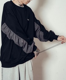 Subciety | Nylon switched sweatshirt(スウェット)