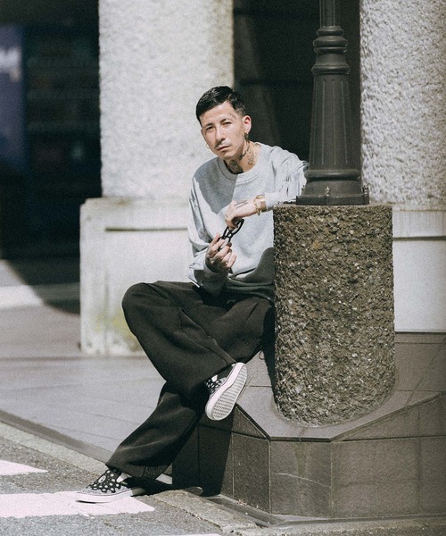 Subciety（サブサエティ）の「Nylon switched sweatshirt（スウェット・メンズ・サンドベージュ/アッシュグレー/ブラック・SMALL/MEDIUM/LARGE/X-LARGE）」の20枚目の写真