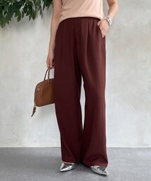 美品❣️入手困難‼️深いボルドーカラーで素敵❣️裾にスリットがあるお洒落なパンツ ボルドー」に該当するレディースのパンツファッション通販