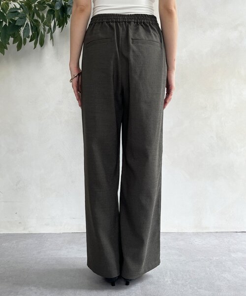 メランジスラブワイドパンツ（その他パンツ）｜DouDou（ドゥドゥ）の  